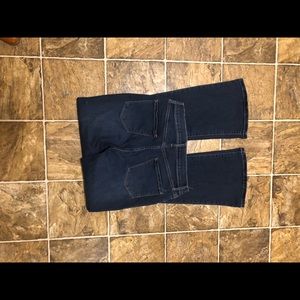 ANA flare leg high rise jeans size 6.